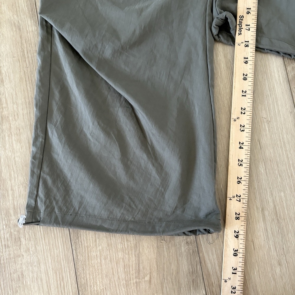 Zara Parachute Pants XS Grey Gorpcore Cargo Streetwear Baggy Jogger - Picture 6 of 6